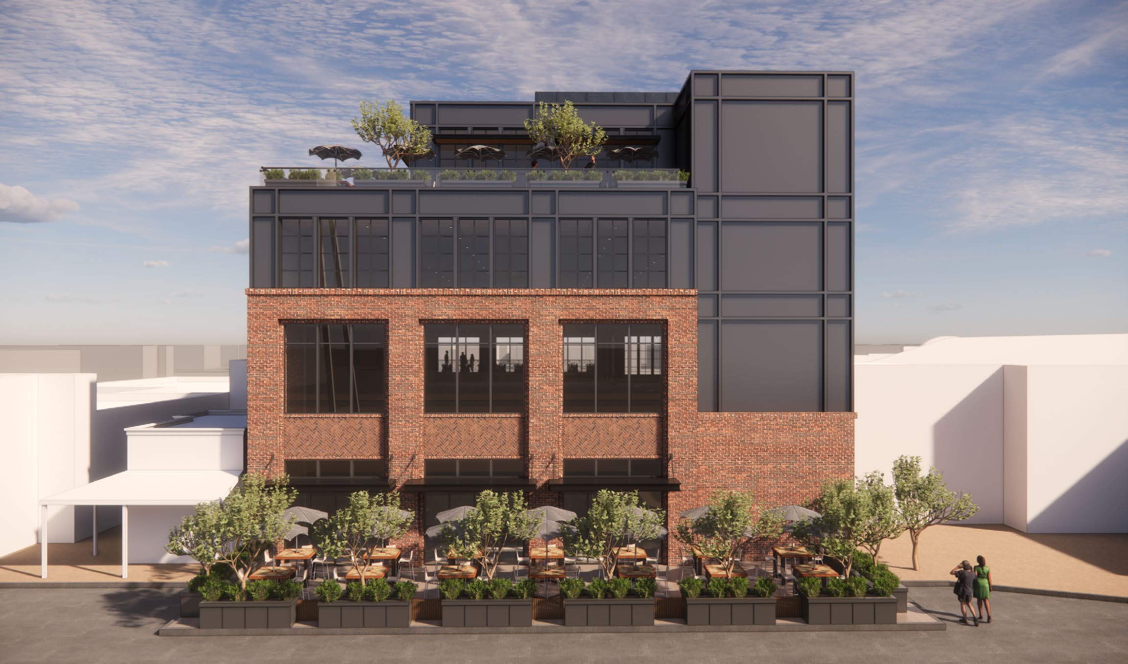 The Brundrett — west perspective